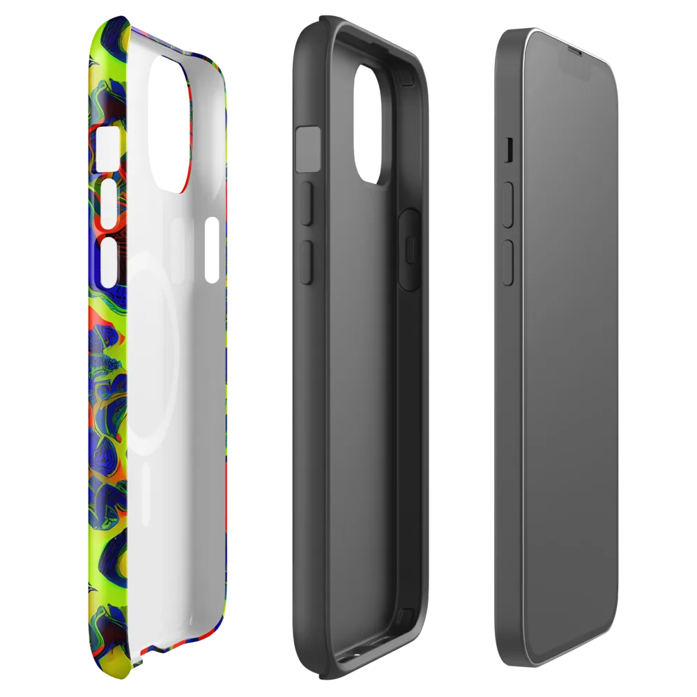 Lucid Static on MagSafe Tough Case for iPhone® — Front