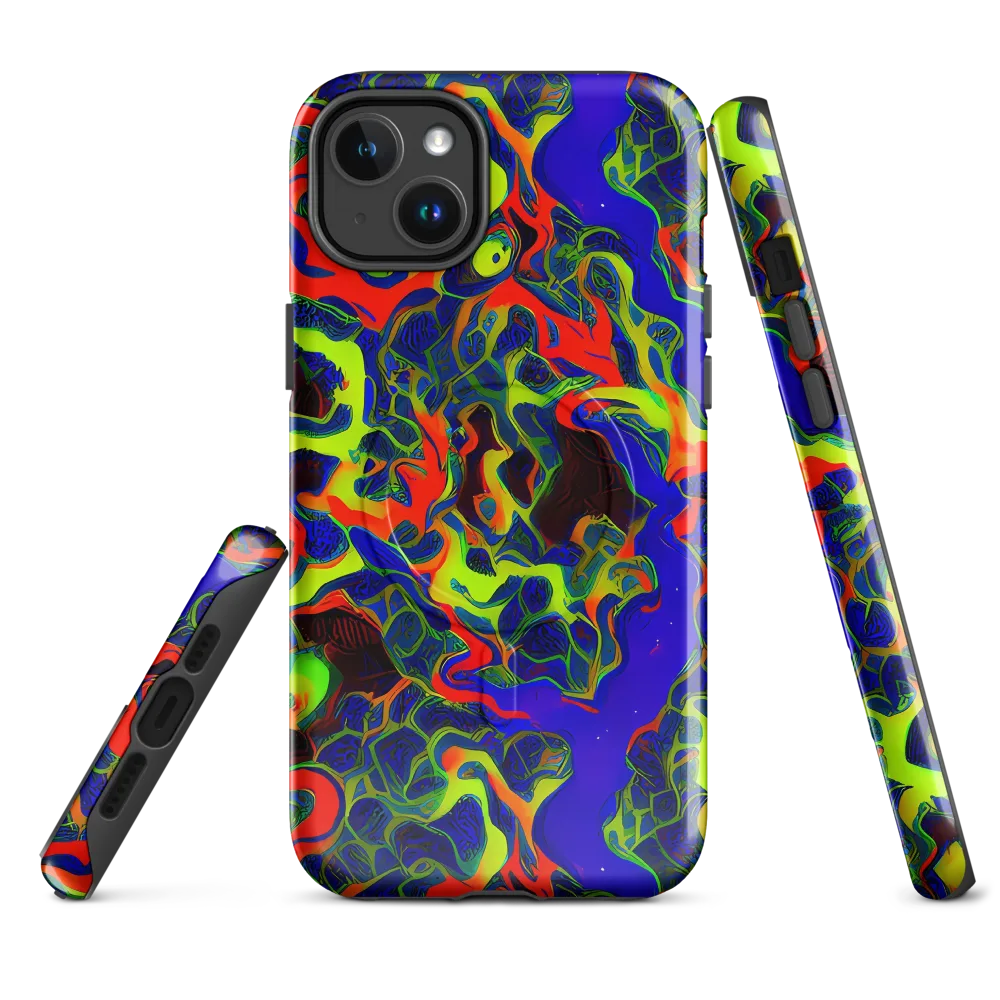 Lucid Static on MagSafe Tough Case for iPhone® — Front