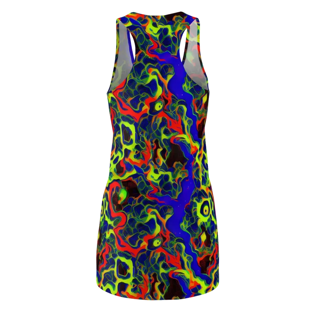 Lucid Static on Racerback Dress — Back