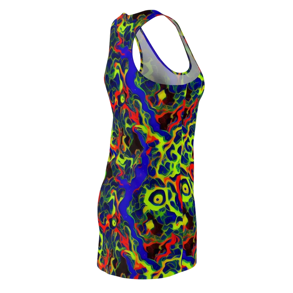 Lucid Static on Racerback Dress — Back Side