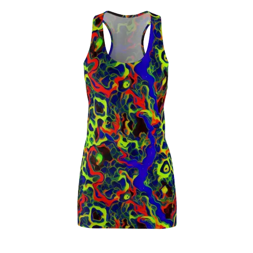 Lucid Static on a Racerback Dress