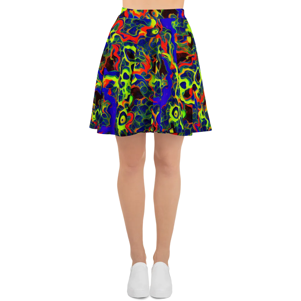 Lucid Static on Skater Skirt — Front