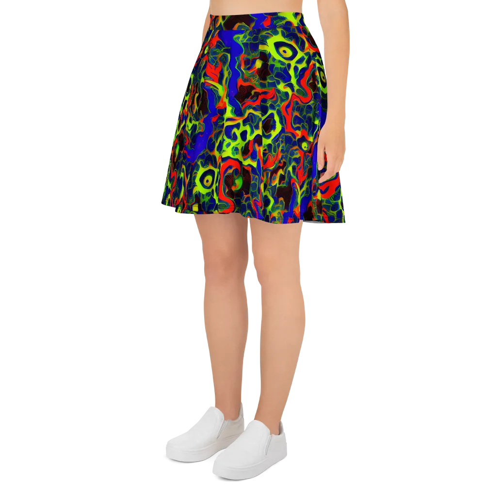 Lucid Static on Skater Skirt — Left