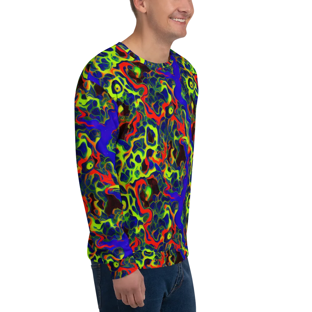 Lucid Static on Sweatshirt — Right Front