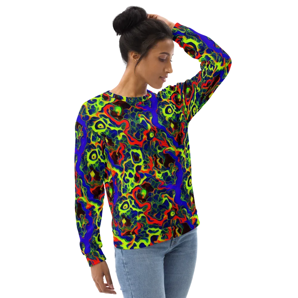 Lucid Static on Sweatshirt — Right Front