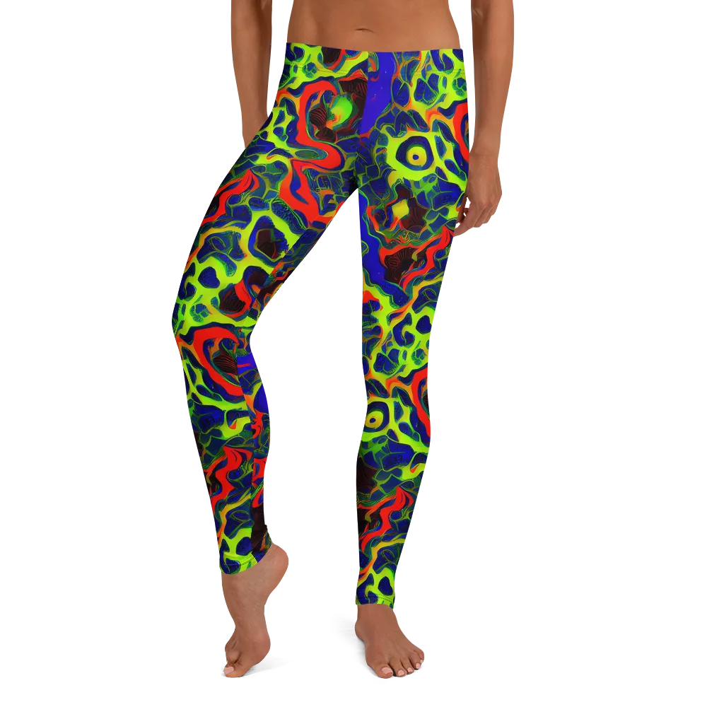 Lucid Static on Leggings — Front