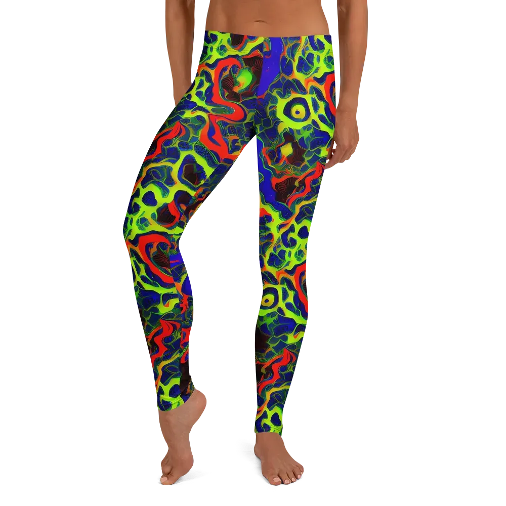 Lucid Static on Leggings — Front