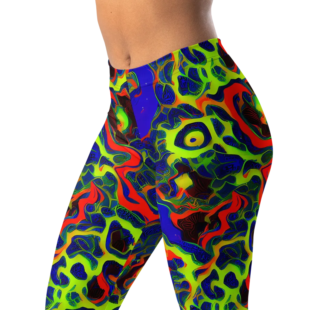 Lucid Static on Leggings — Left Front