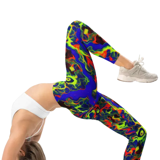 Lucid Static on a Leggings
