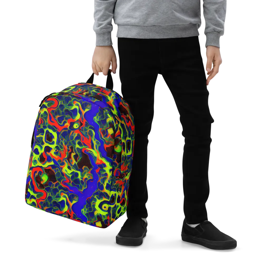 Lucid Static on Minimalist Backpack — Zoomed-in