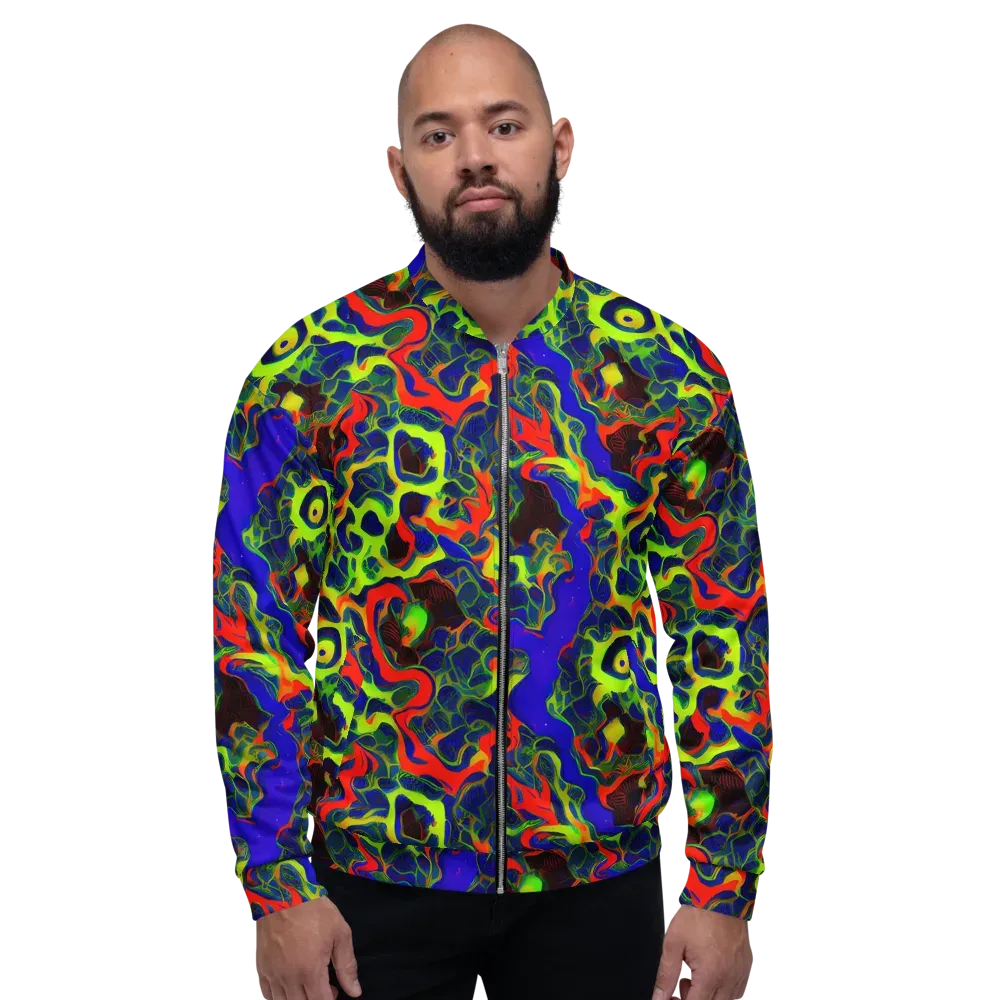 Lucid Static on Bomber Jacket — Front