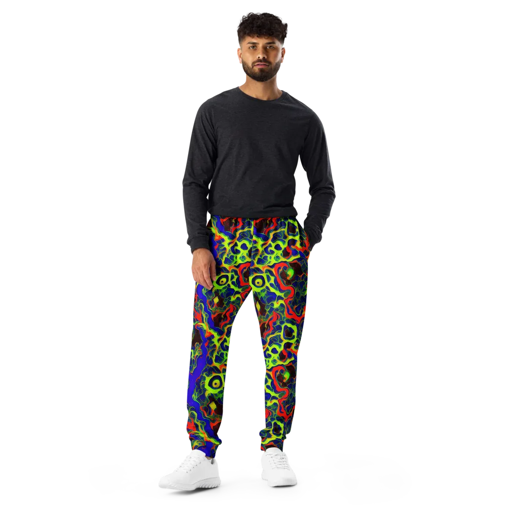 Lucid Static on Men's Joggers — Front