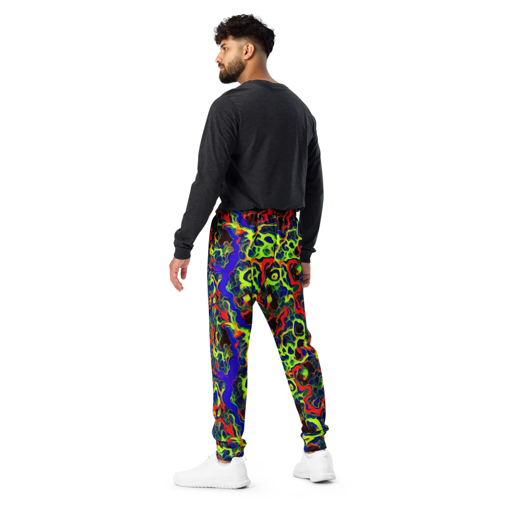Lucid Static on Men's Joggers — Back