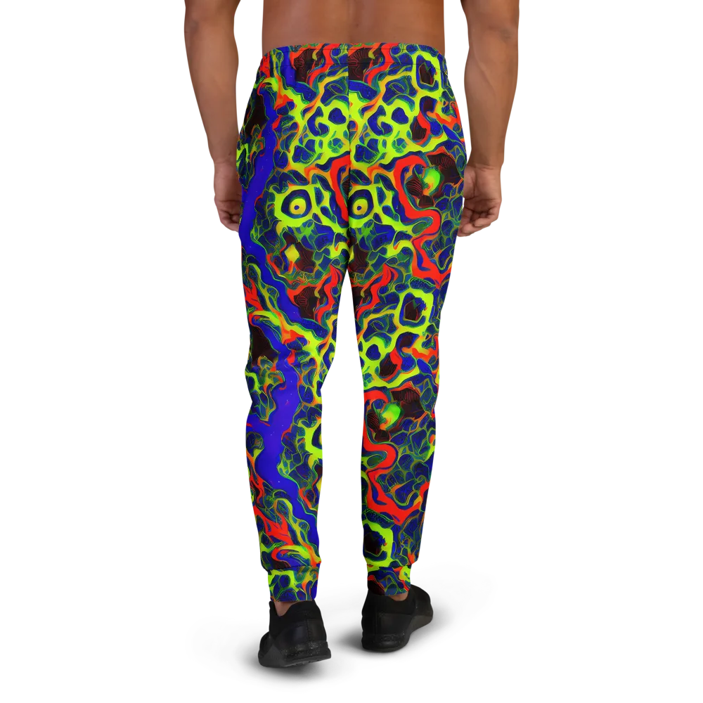 Lucid Static on Men's Joggers — Back