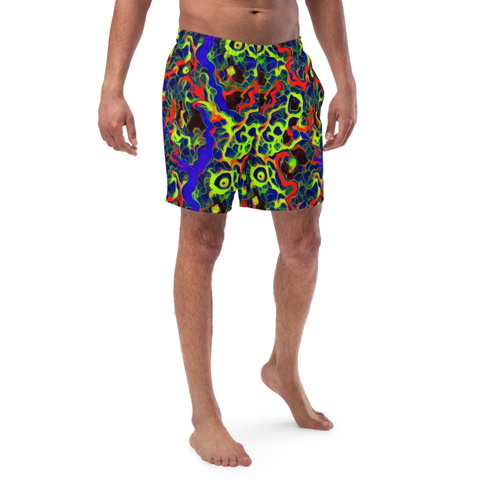 Lucid Static on Swim Trunks — Front