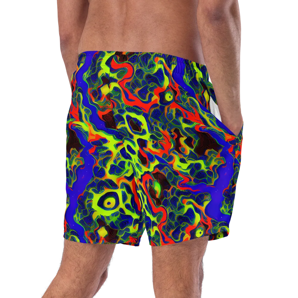 Lucid Static on Swim Trunks — Right Back