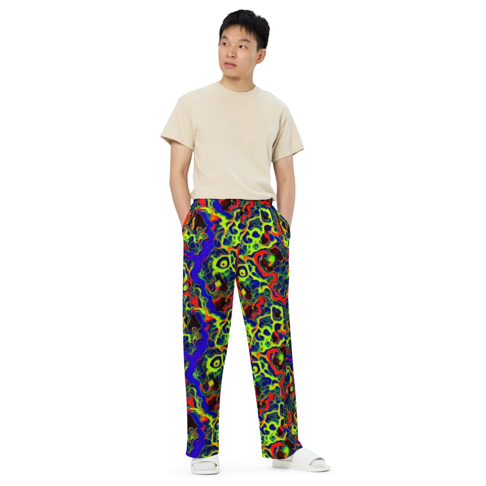 Lucid Static on Wide-Leg Pants — Front