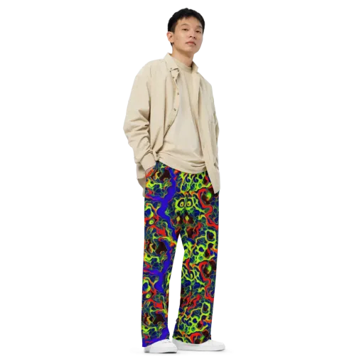 Lucid Static on a Wide-Leg Pants