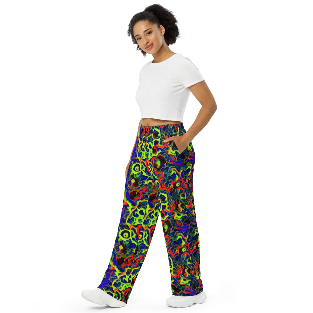 Lucid Static on Wide-Leg Pants — Left Front
