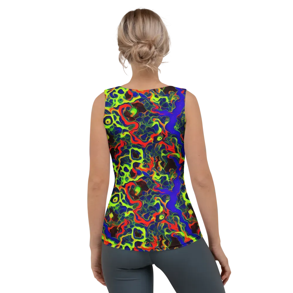 Lucid Static on Women's Tank Top — Back