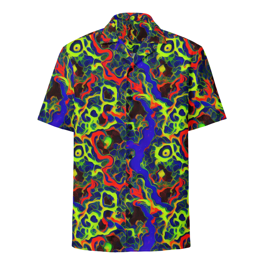 Lucid Static on Button Shirt — Front