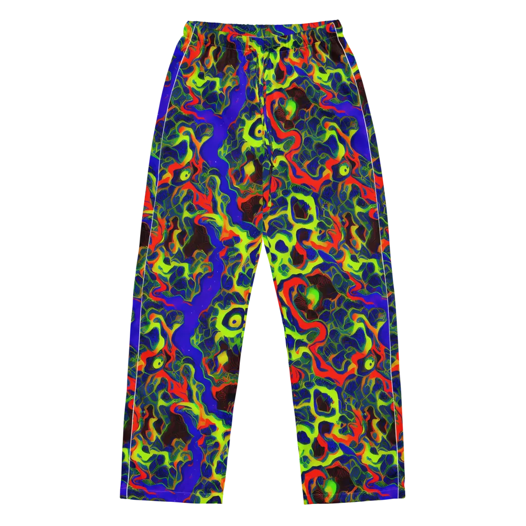 Lucid Static on Women's Pajama Pants — Front