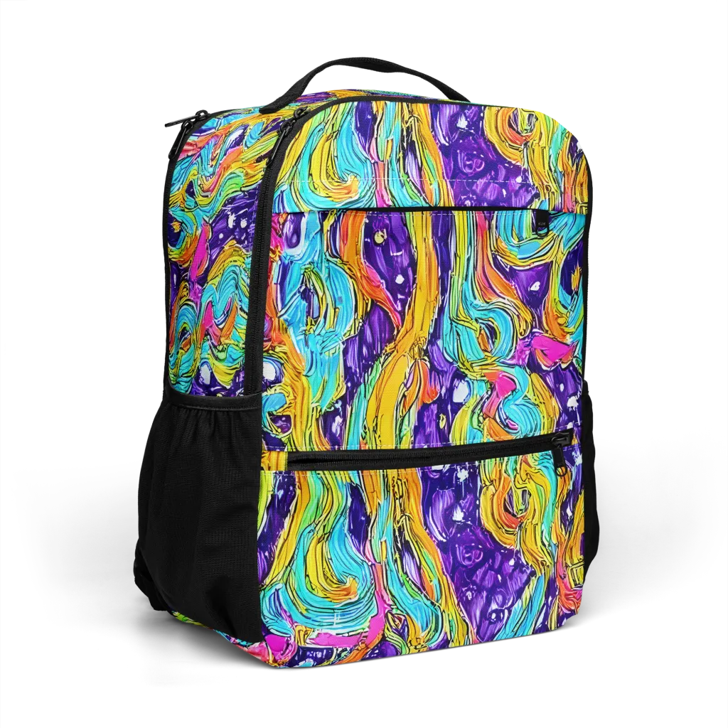 Radiant Frenzy on Utility Backpack — Right Front