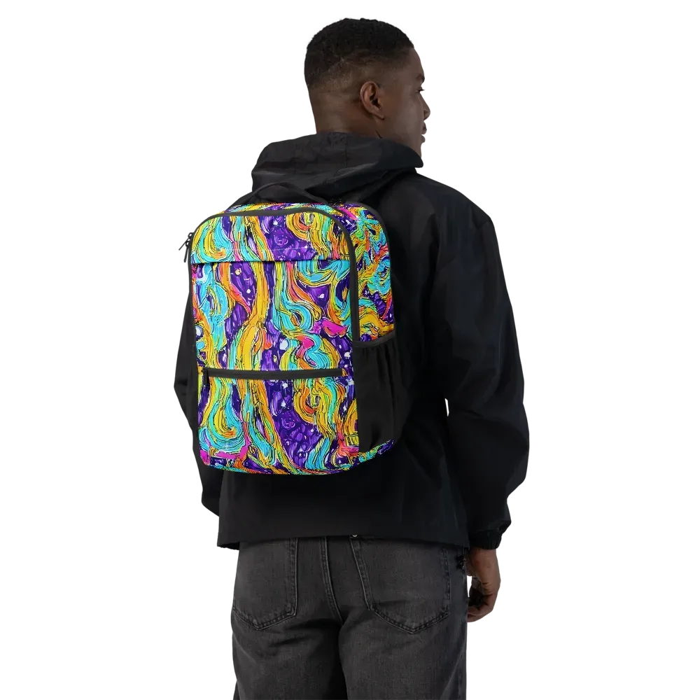 Radiant Frenzy on Utility Backpack — Back