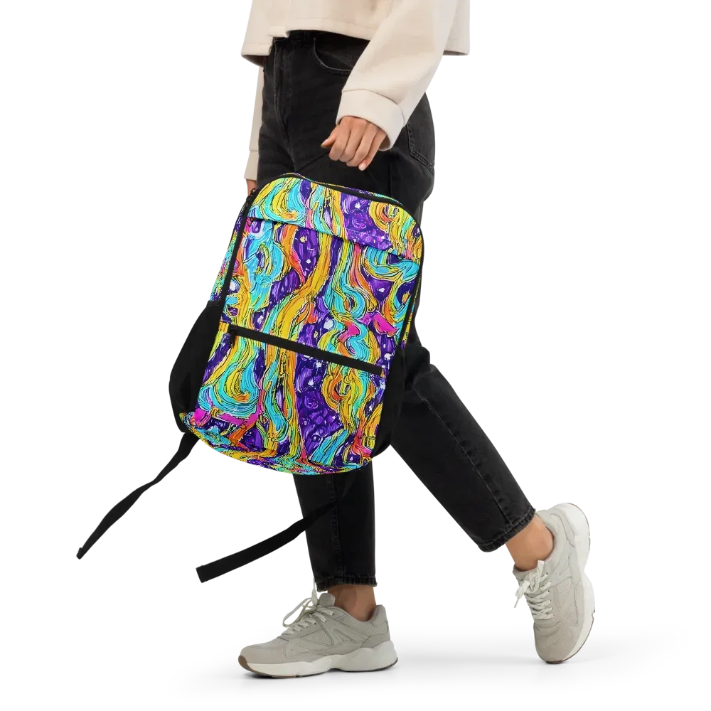 Radiant Frenzy on Utility Backpack — Front
