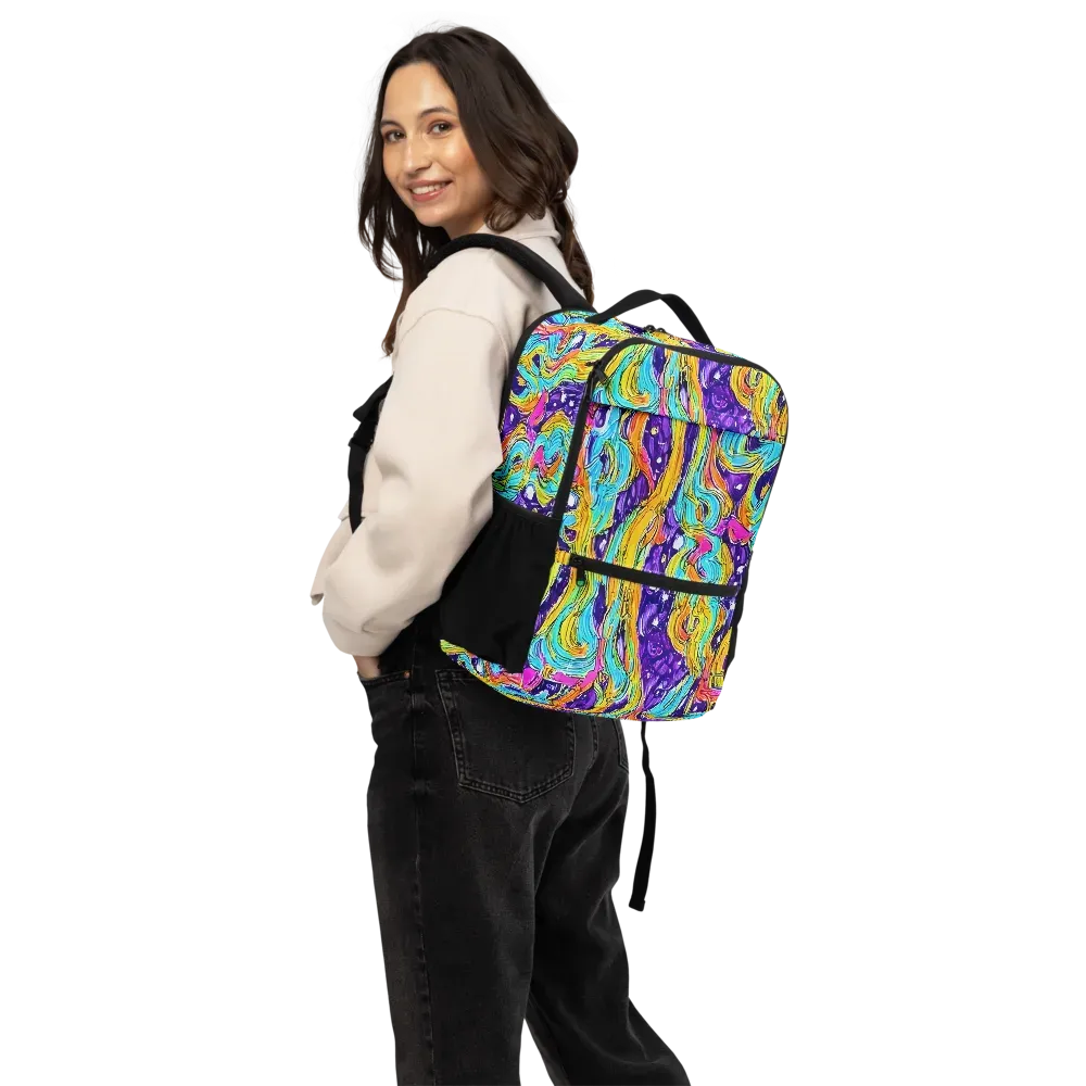 Radiant Frenzy on Utility Backpack — Back