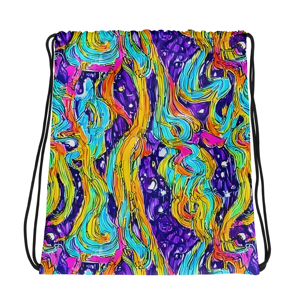 Radiant Frenzy on Drawstring Bag — Photo