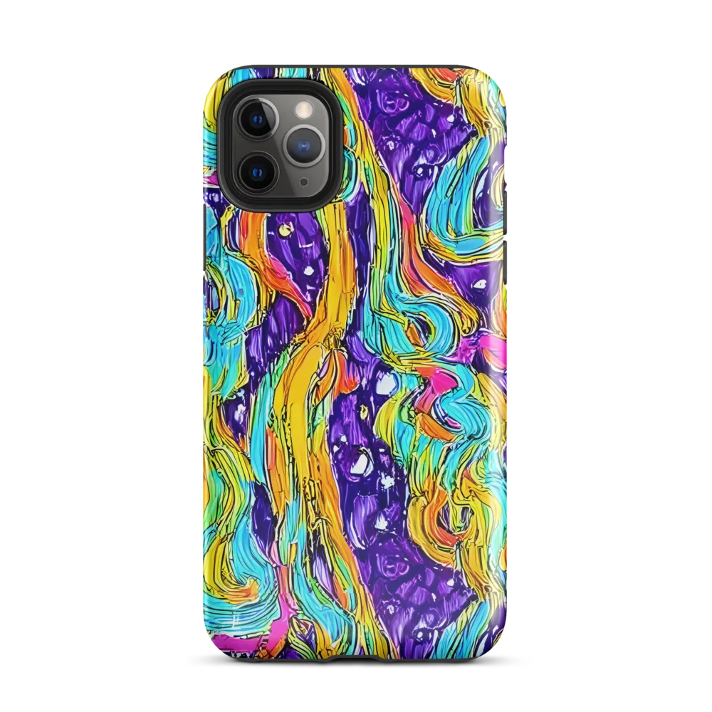 Radiant Frenzy on Tough Case for iPhone® — Front