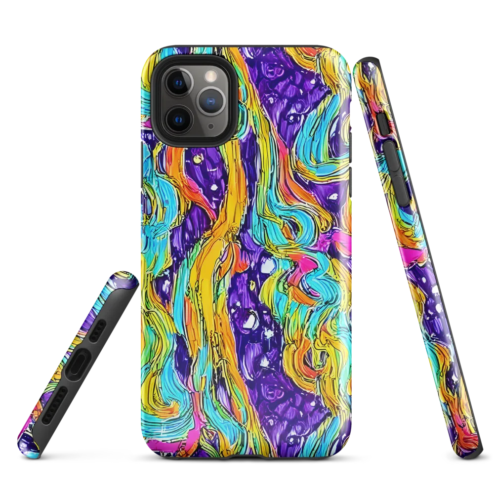 Radiant Frenzy on Tough Case for iPhone® — Front
