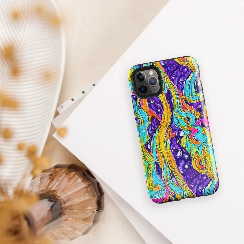Radiant Frenzy on Tough Case for iPhone® — Front