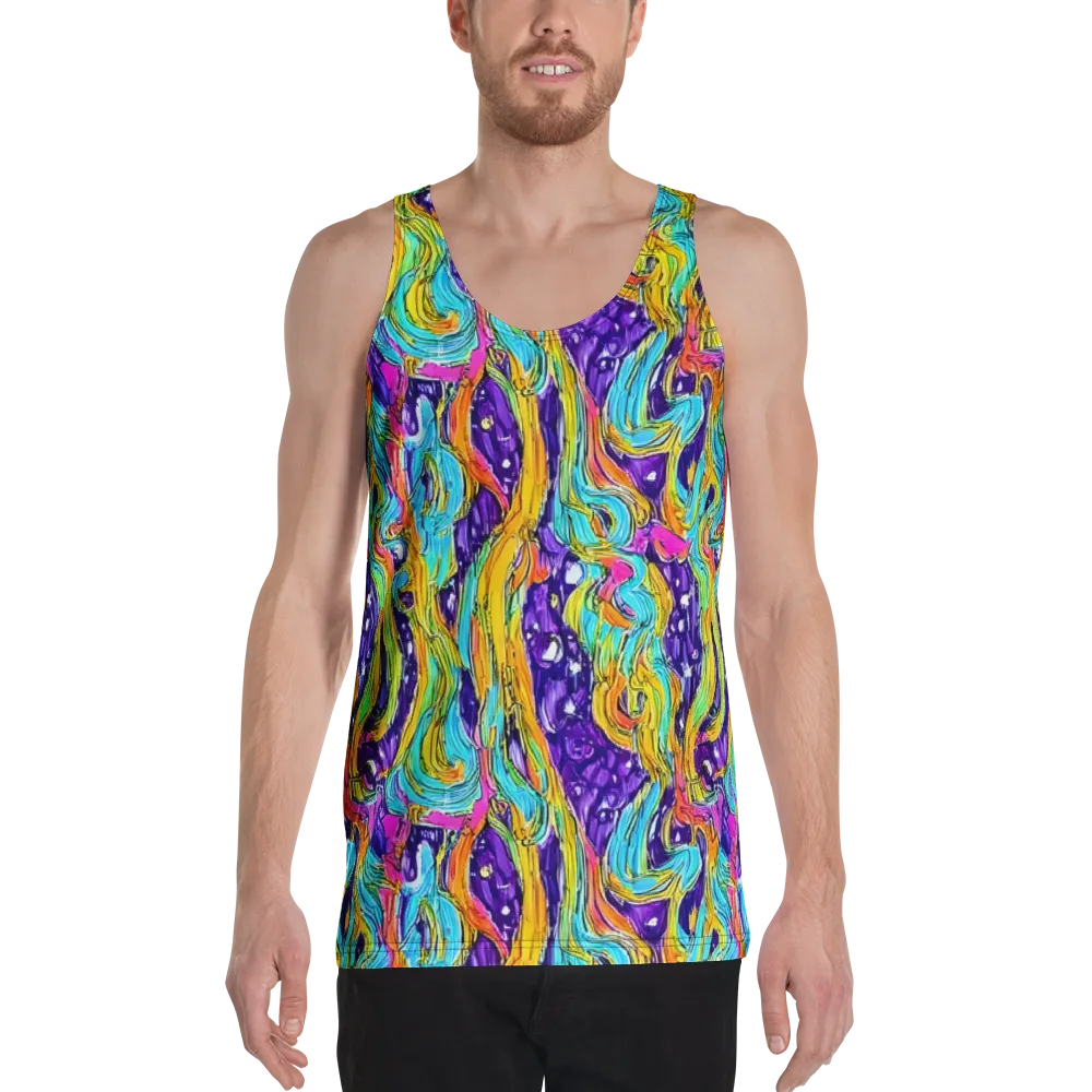 Radiant Frenzy on Men's Tank Top — Front