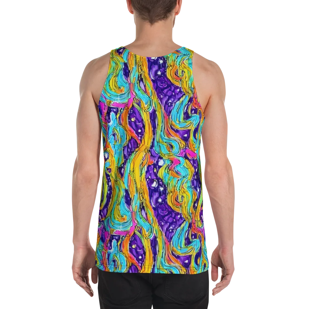 Radiant Frenzy on Men's Tank Top — Back