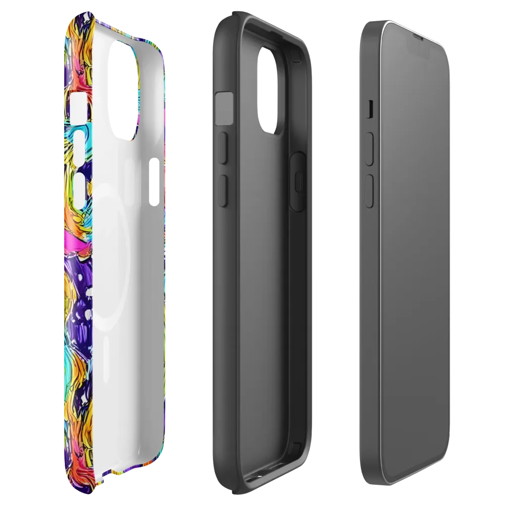 Radiant Frenzy on MagSafe Tough Case for iPhone® — Front