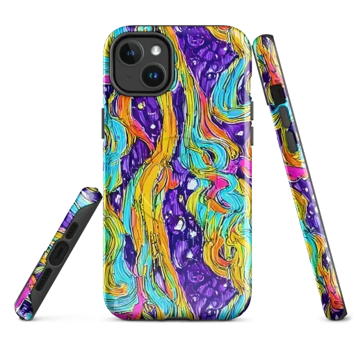 Radiant Frenzy on a MagSafe Tough Case for iPhone®