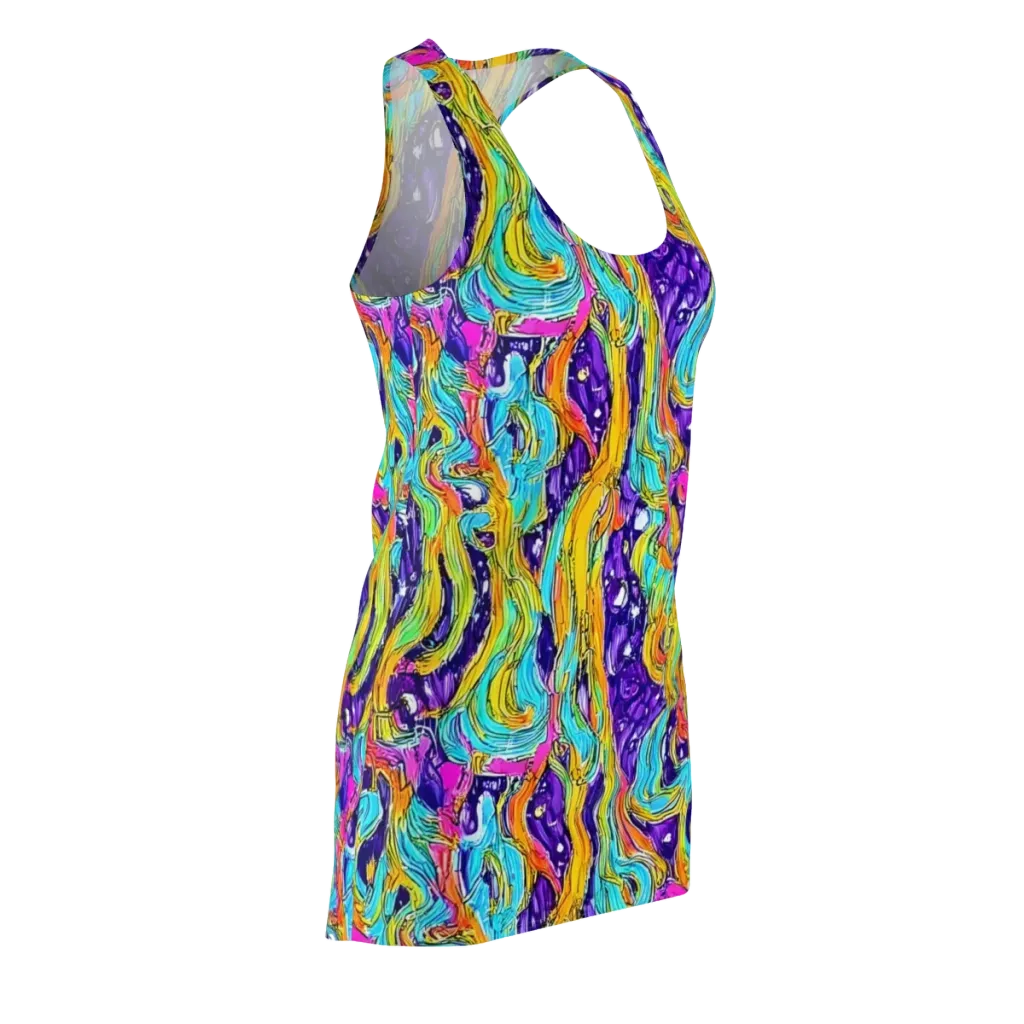 Radiant Frenzy on Racerback Dress — Front Side