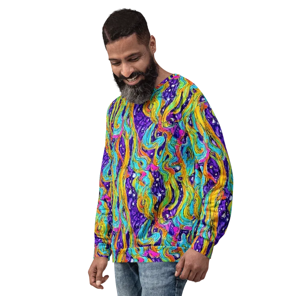 Radiant Frenzy on Sweatshirt — Left Front