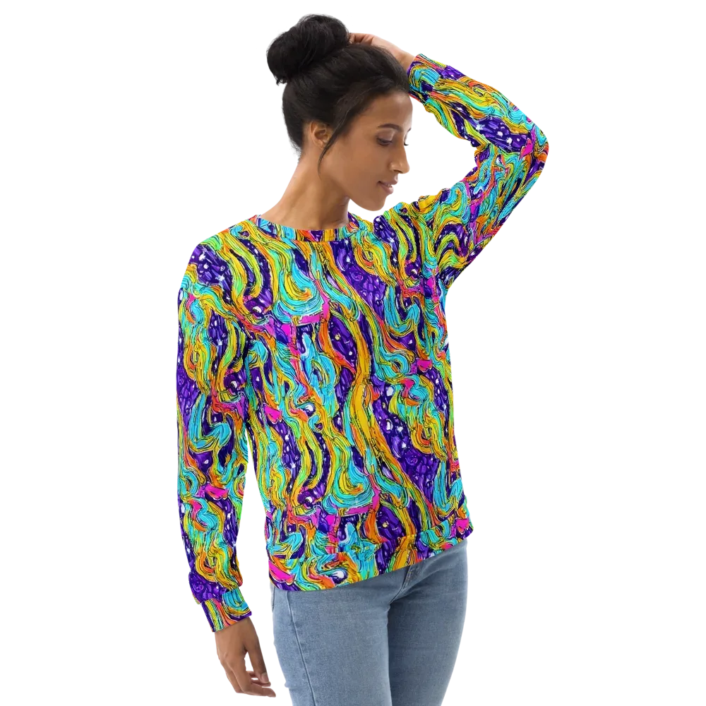 Radiant Frenzy on Sweatshirt — Right Front