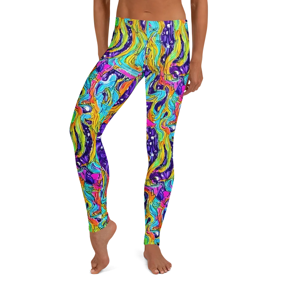 Radiant Frenzy on Leggings — Front