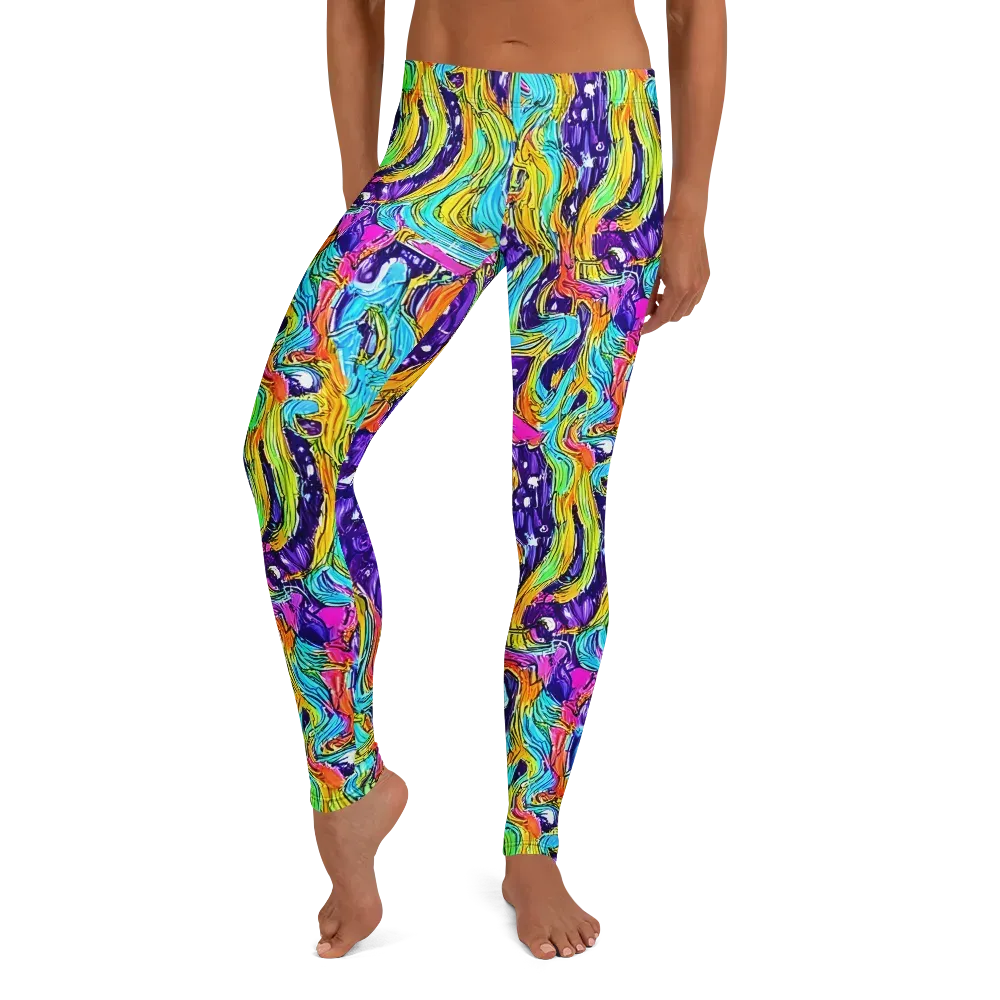 Radiant Frenzy on Leggings — Front