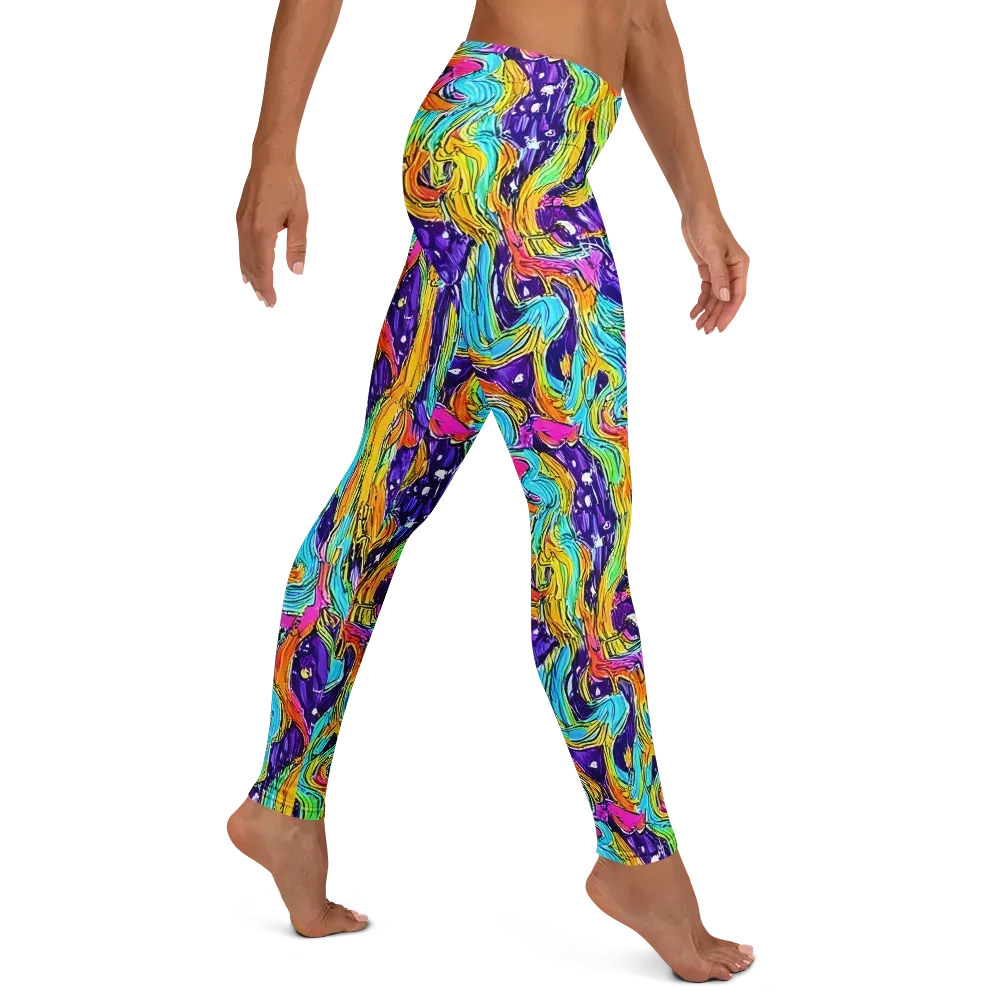 Radiant Frenzy on Leggings — Right