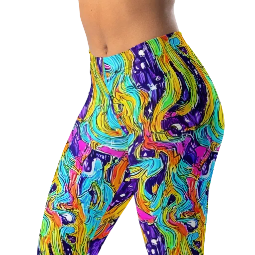 Radiant Frenzy on a Leggings