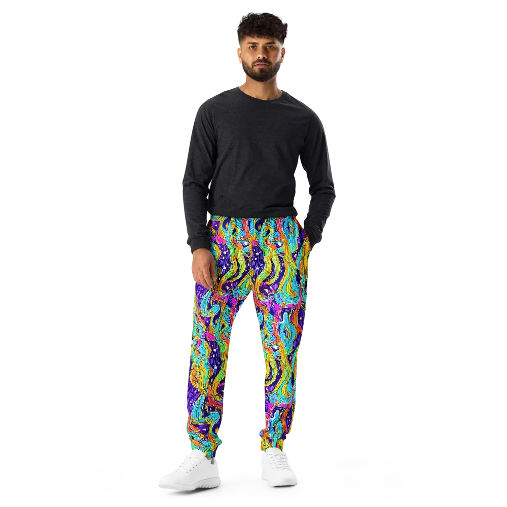 Radiant Frenzy on Men's Joggers — Front