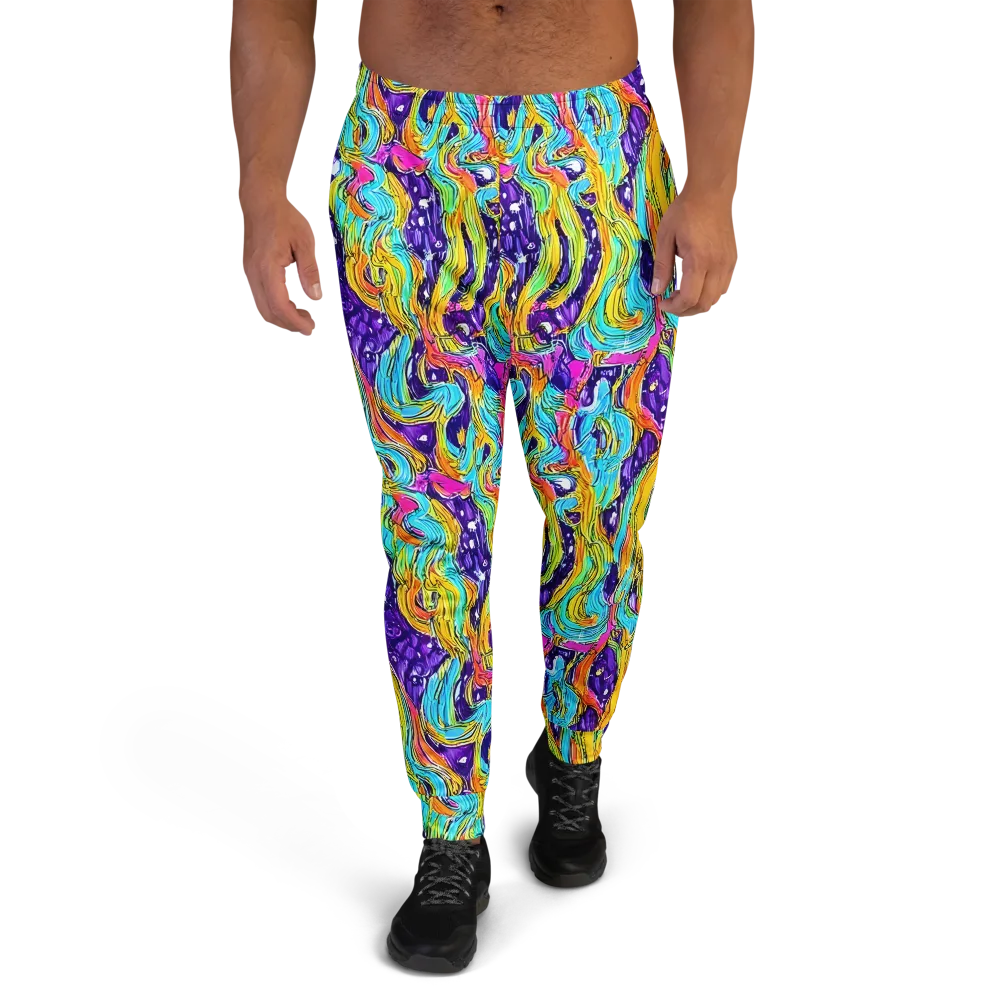 Radiant Frenzy on Men's Joggers — Front