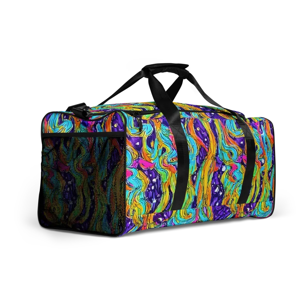 Radiant Frenzy on Duffle Bag — Right Front
