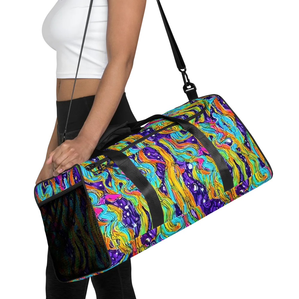 Radiant Frenzy on Duffle Bag — Front