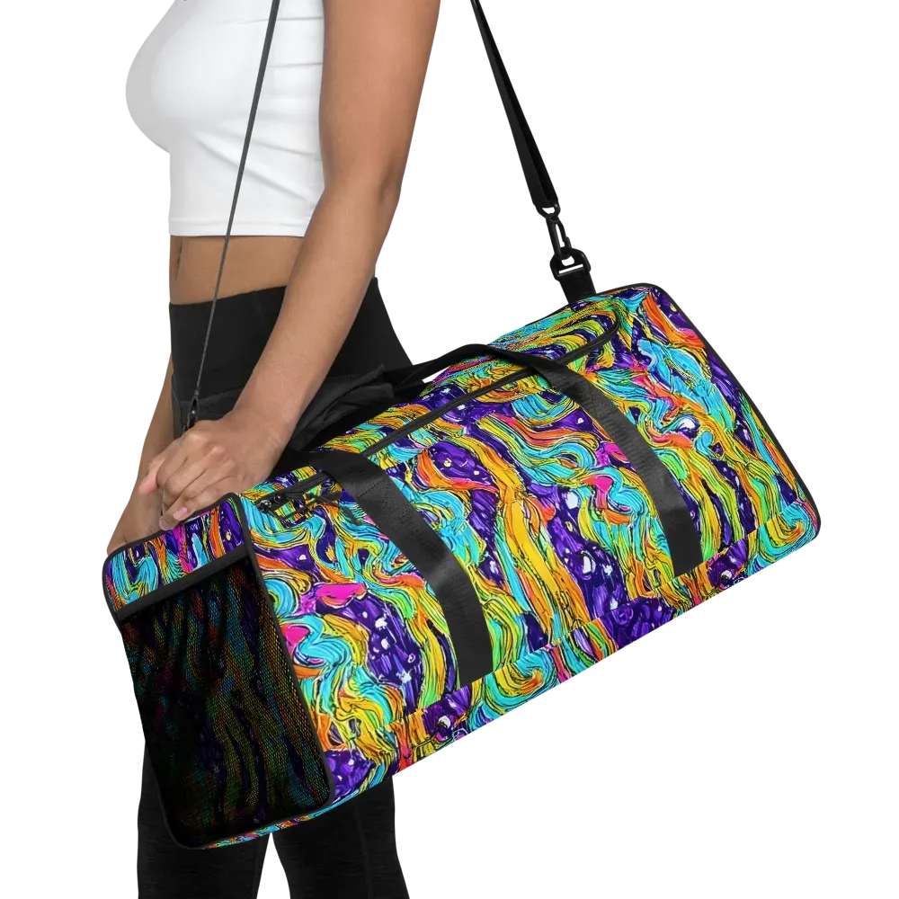 Radiant Frenzy on Duffle Bag — Front